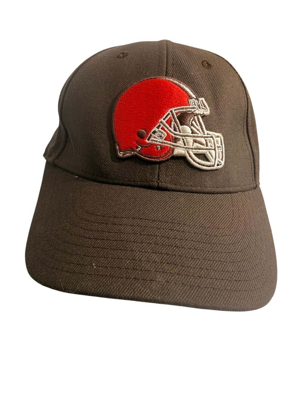 '47 Brand Cleveland Browns NFL Helmet Logo Brown Strapback Hat Cap